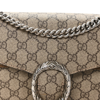 Gucci GG Supreme Monogram Small Dionysus Shoulder Bag Taupe 8 of 10