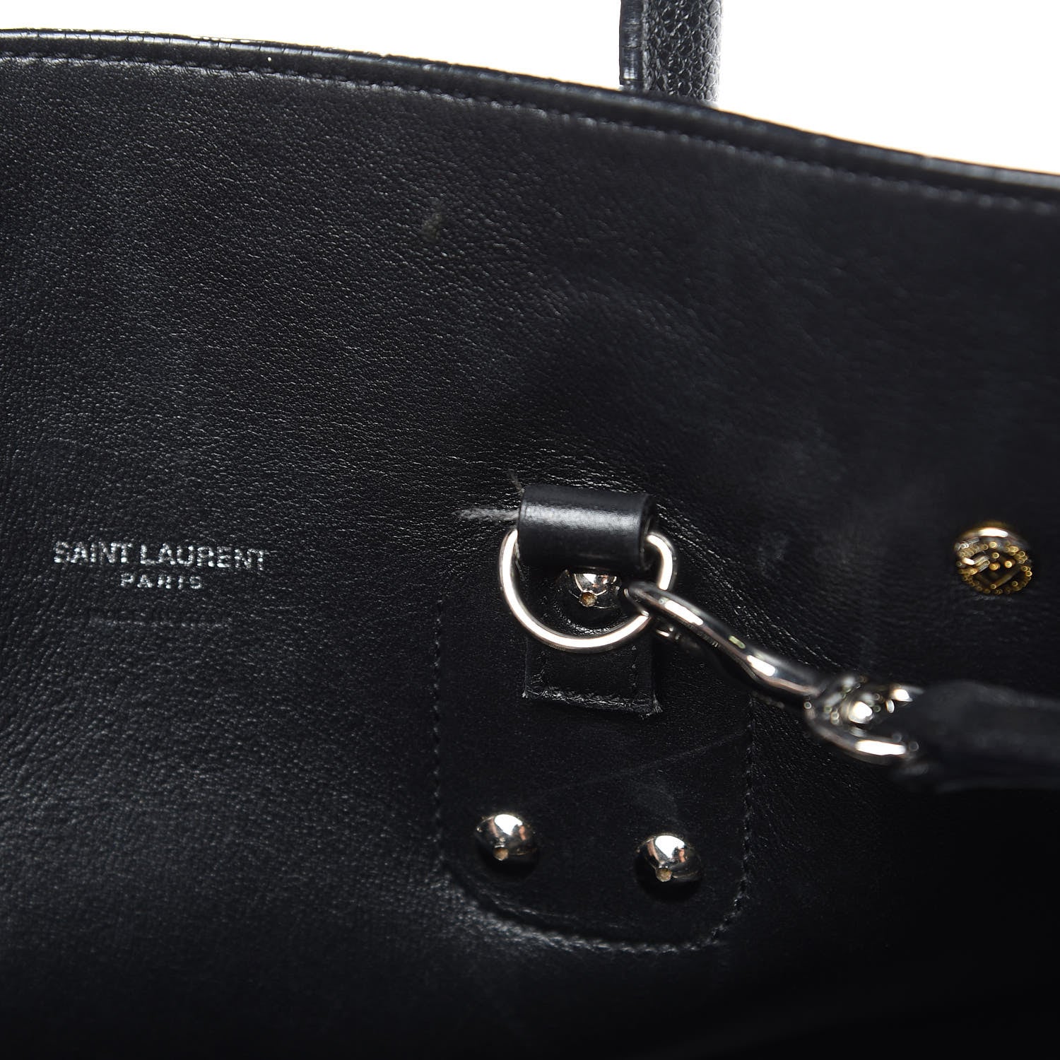 Saint Laurent Grained Calfskin Small Sac De Jour Black 16 of 19