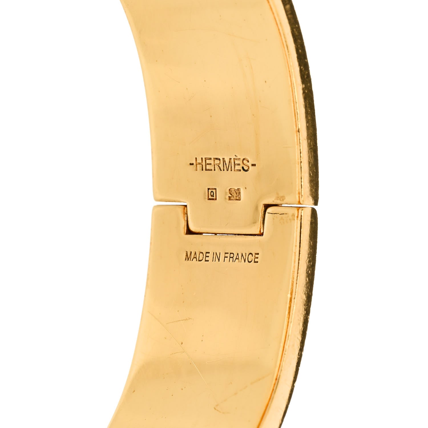 Hermes Enamel Wide Clic Clac H Bracelet GM Black 4 of 4