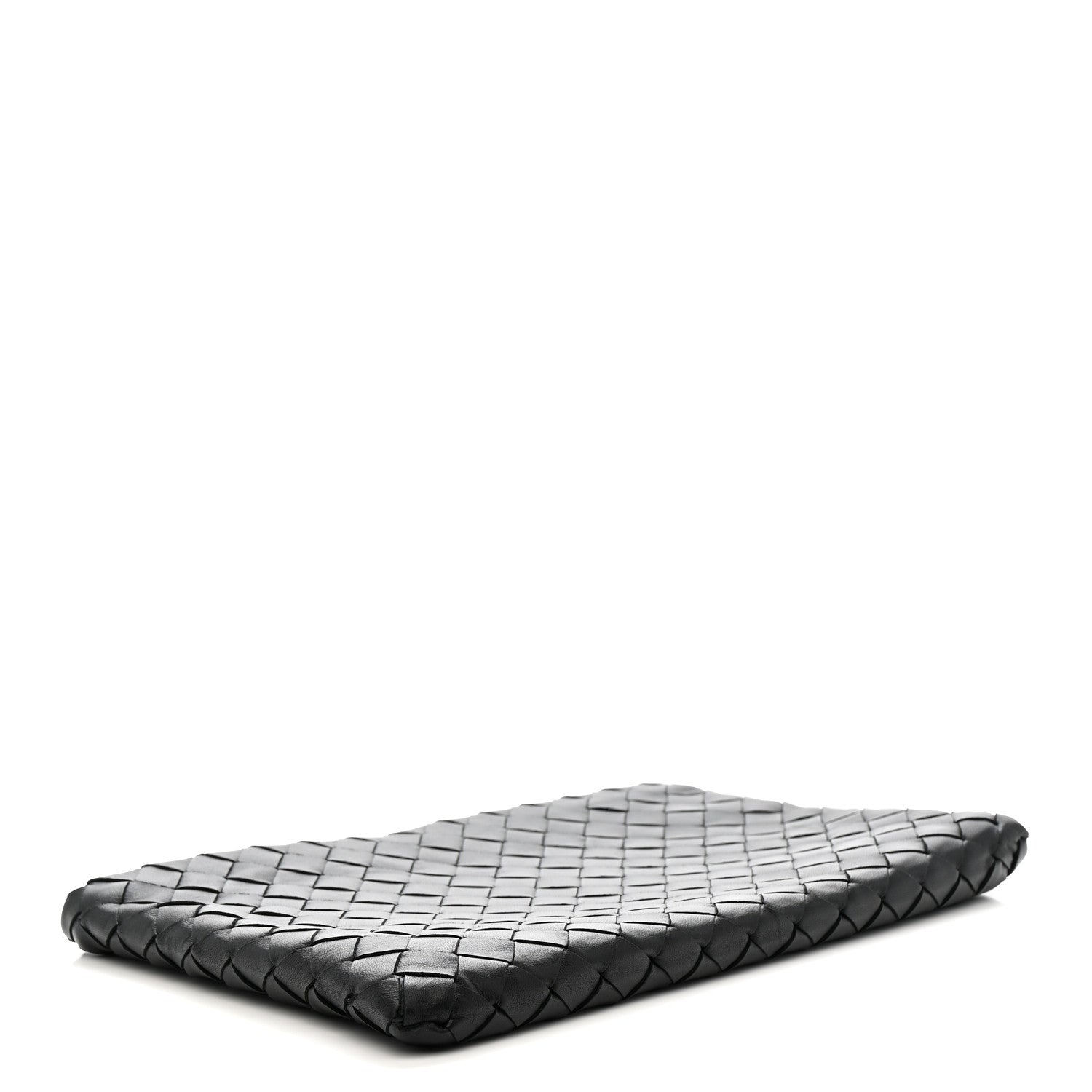 Bottega Veneta Nappa Intrecciato Medium Flat Zip Pouch Black 4 of 7