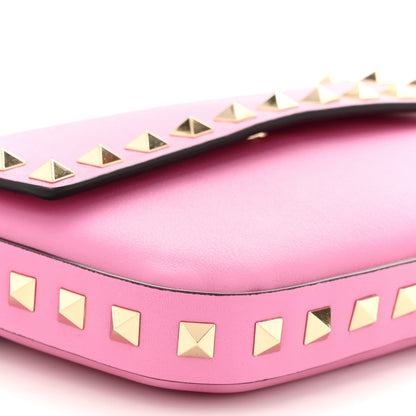 Valentino Garavani Vitello Rockstud Crossbody Pouch Dawn Pink 8 of 10