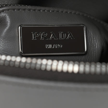 Prada Vitello Soft Zip Chain Flap Marmo 7 of 11