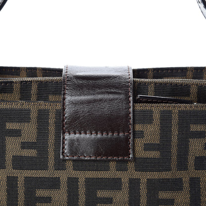 Fendi Zucca Small Shoulder Bag Tobacco 10 of 10