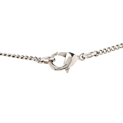 Chanel Baguette Crystal CC Pearl Drop Art Decoco Necklace Silver 4 of 6