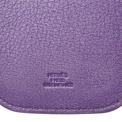 Hermes Swift Chevre Mysore iPhone Case Ultraviolet Potiron 7 of 9