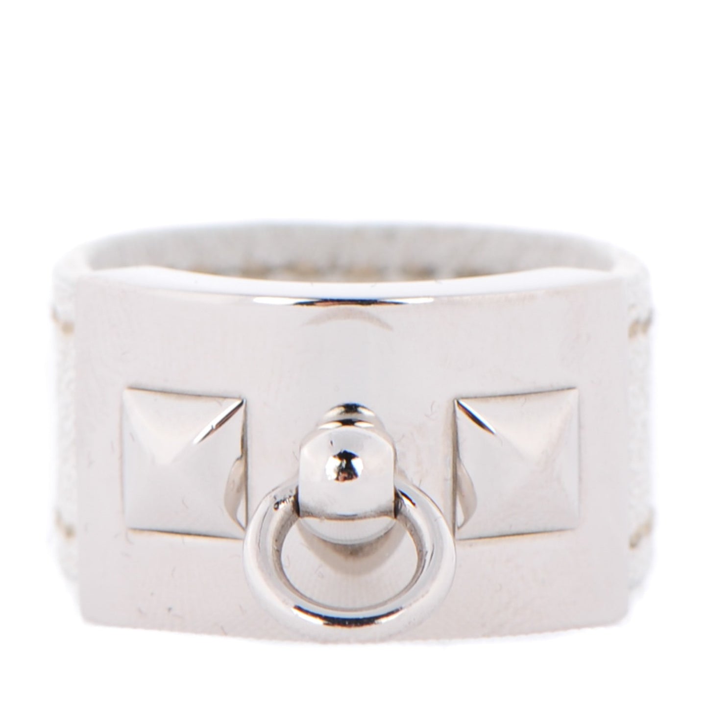 Palladium Epsom Collier De Chien CDC Ring 9 White
