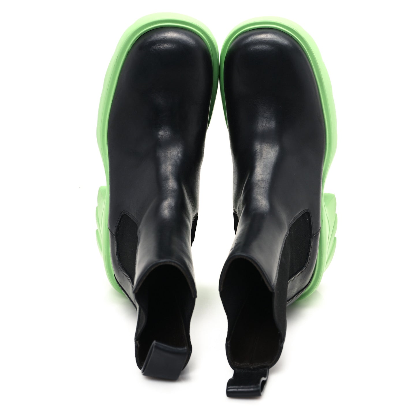 Calfskin The Flash Chelsea Boots 37 Pistachio