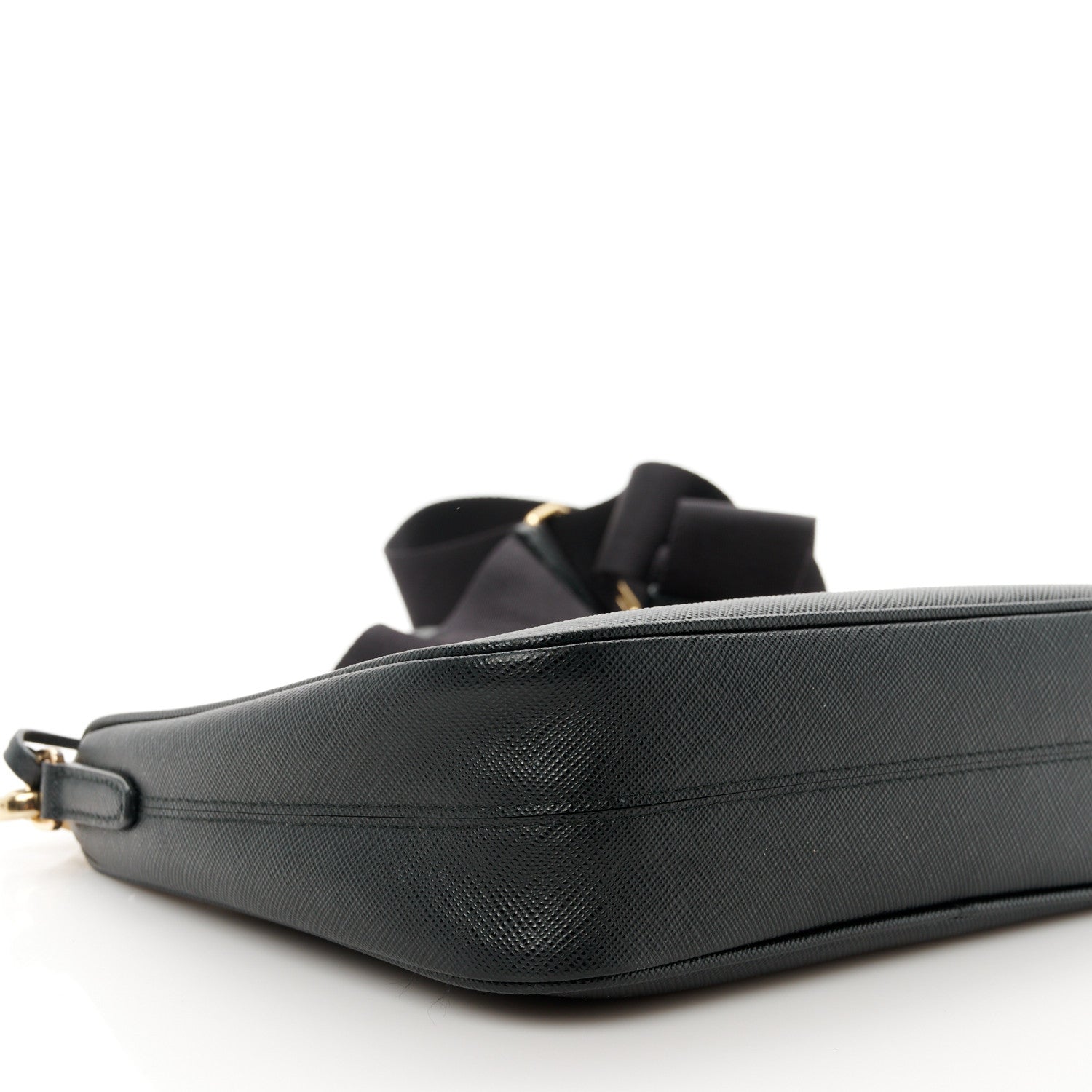 Prada Saffiano Lux Re-Edition 2005 Shoulder Bag Black 11 of 12