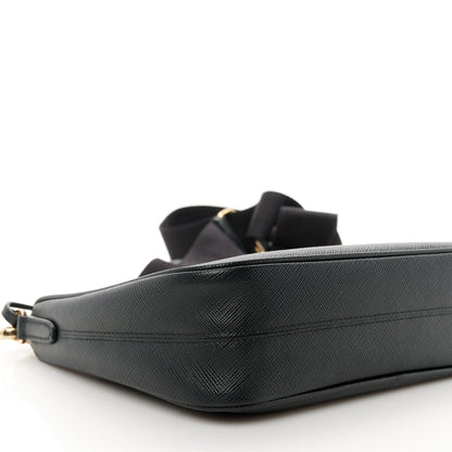 Prada Saffiano Lux Re-Edition 2005 Shoulder Bag Black 11 of 12