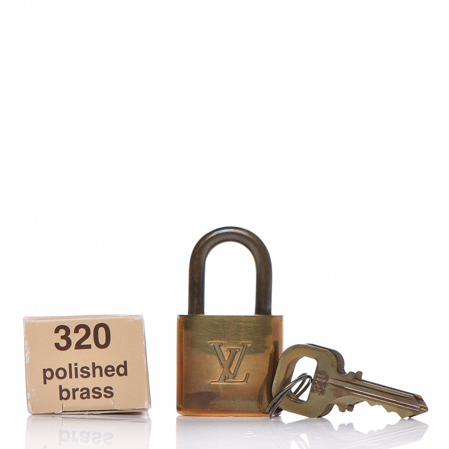 Louis Vuitton Brass Lock and Key Set #320 4 of 4