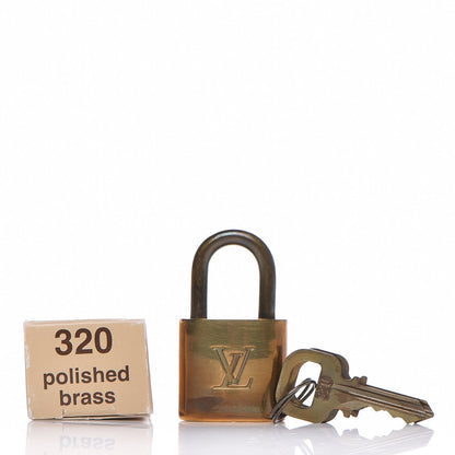 Louis Vuitton Brass Lock and Key Set #320 4 of 4