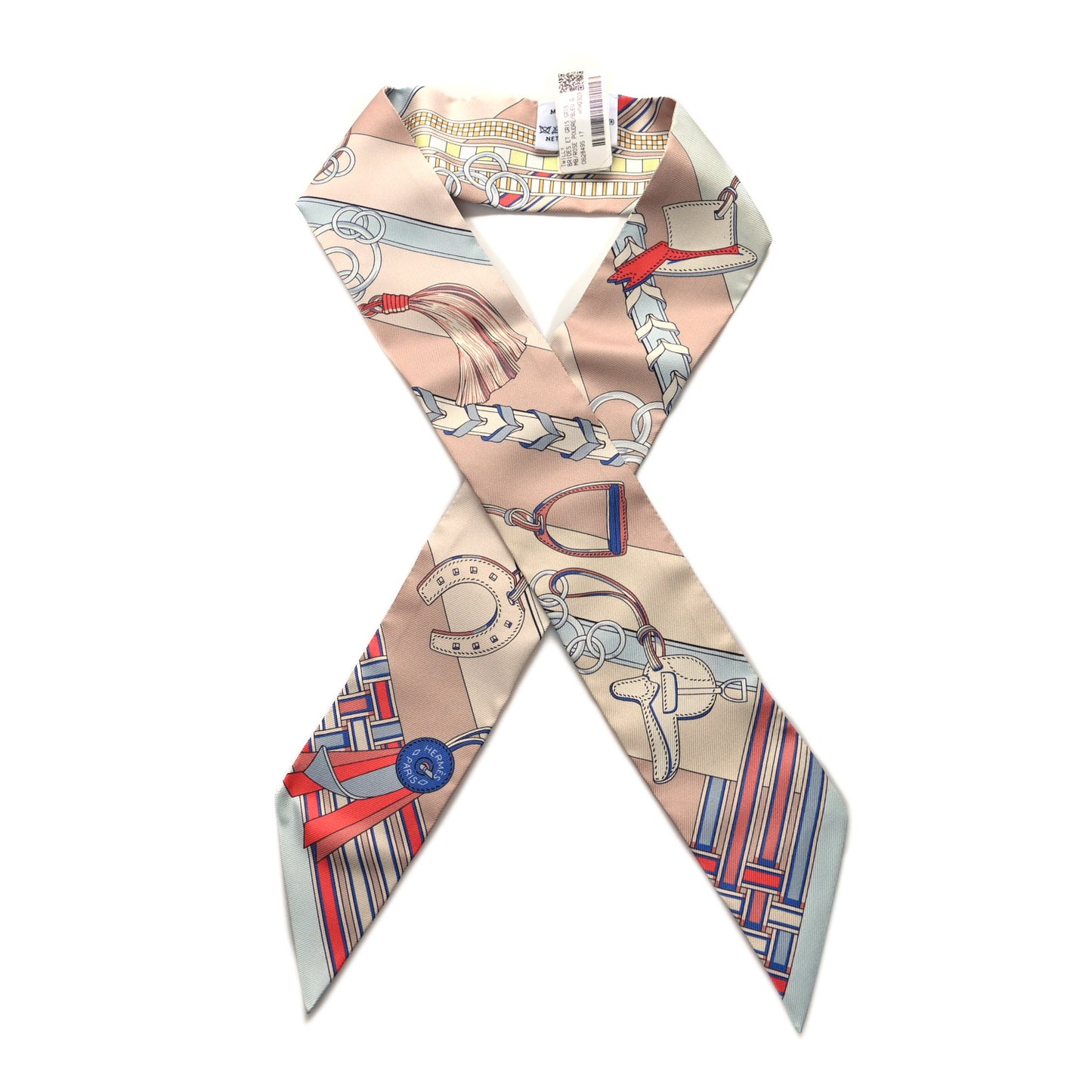 Silk Brides et Gris Twilly Rose Poudre Bleu Gris