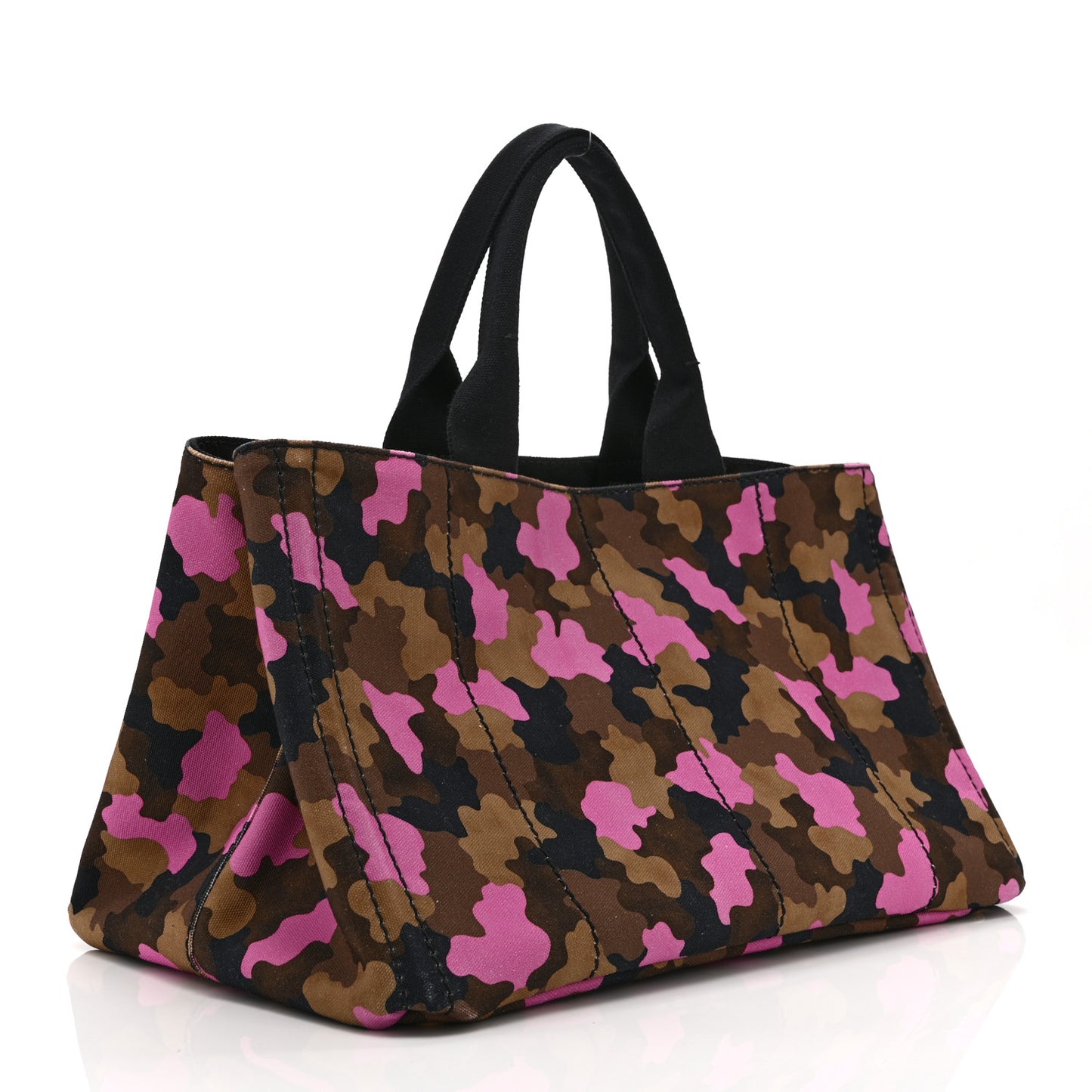 Canapa Camouflage Tote  Pink Brown