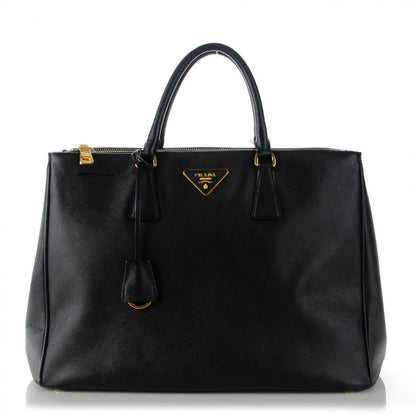 Prada Saffiano Large Galleria Double Zip Tote Black 1 of 13
