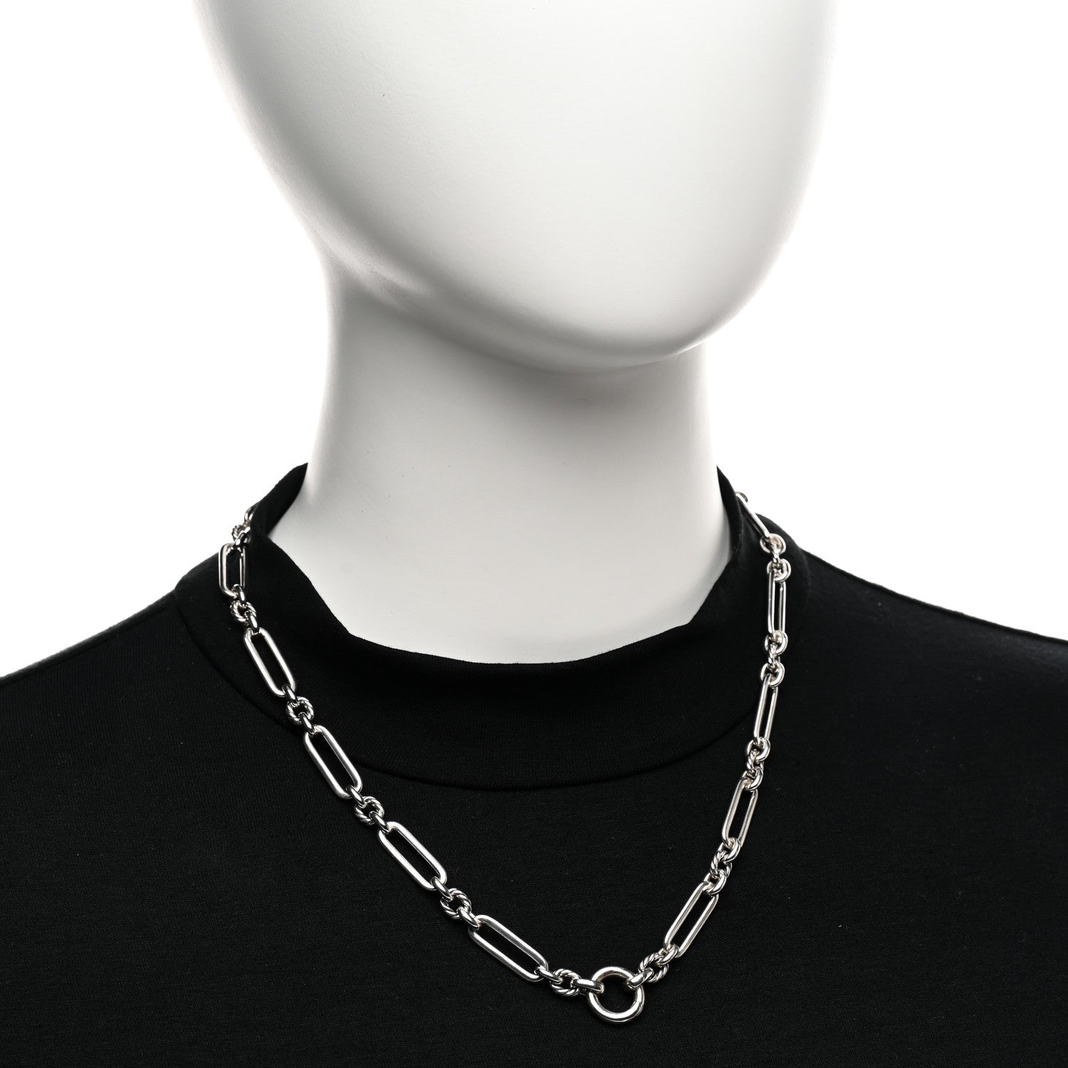 David Yurman Sterling Silver Lexington Chain Necklace 2 of 4