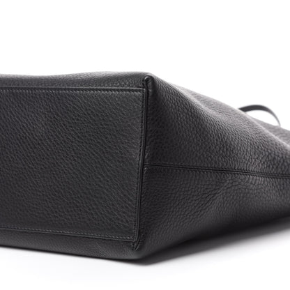Valentino Garavani Grained Calfskin Rockstud Shoulder Tote Black 7 of 9