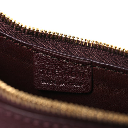 The Row Grained Calfskin Half Moon Shoulder Bag Raisin 6 of 10