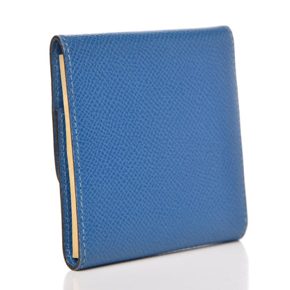 Hermes Courchevel Post It Notepad Holder GM Bleu France 3 of 9