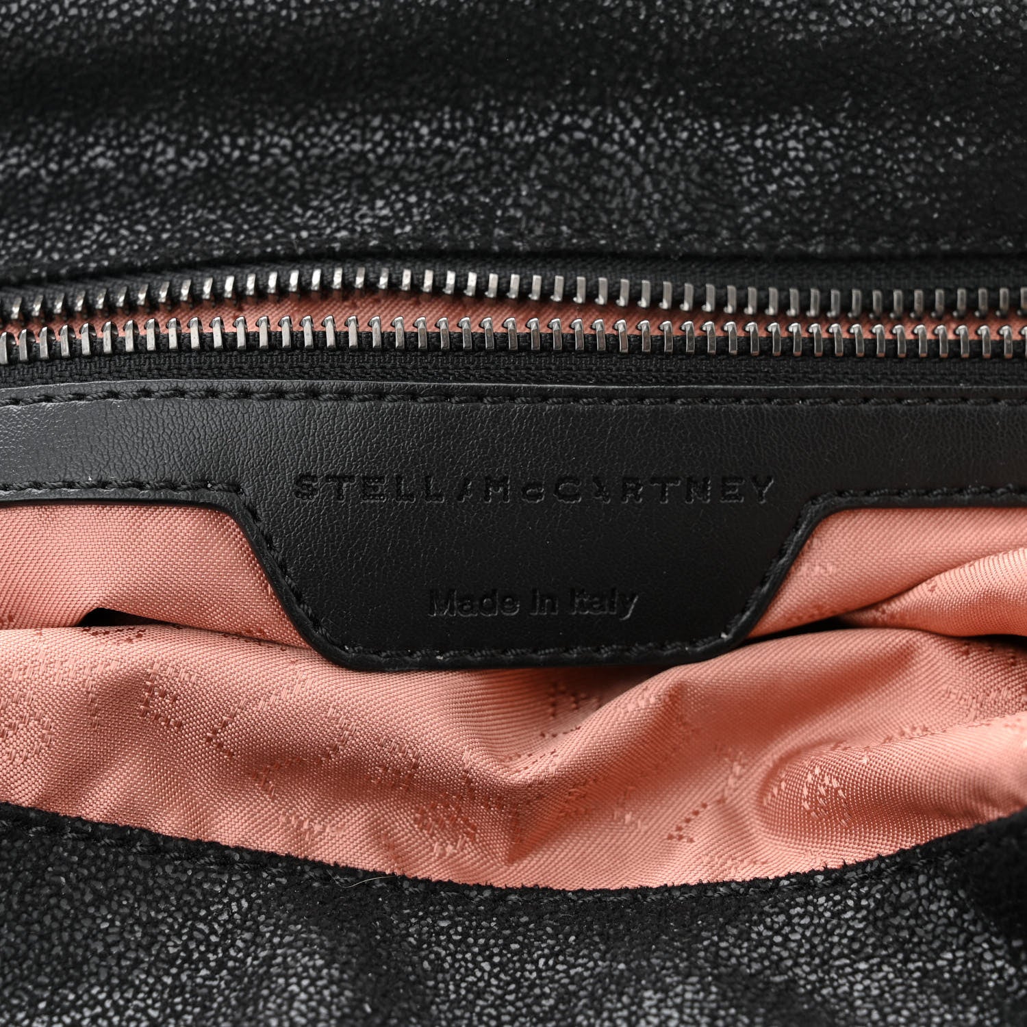 Stella McCartney Shaggy Deer Falabella Fold Over Tote Black 6 of 10