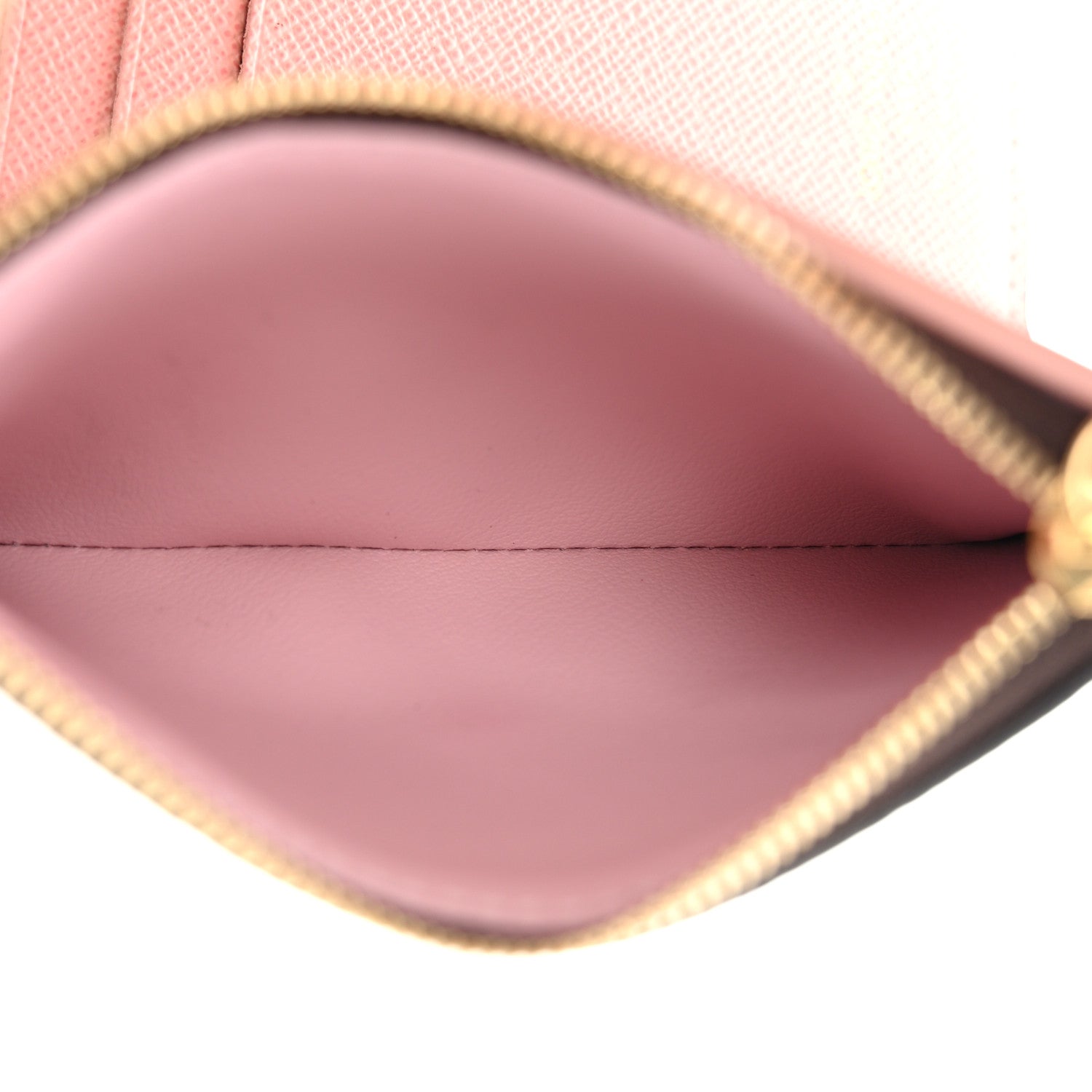 Louis Vuitton Damier Ebene Victorine Wallet Rose Ballerine 6 of 10