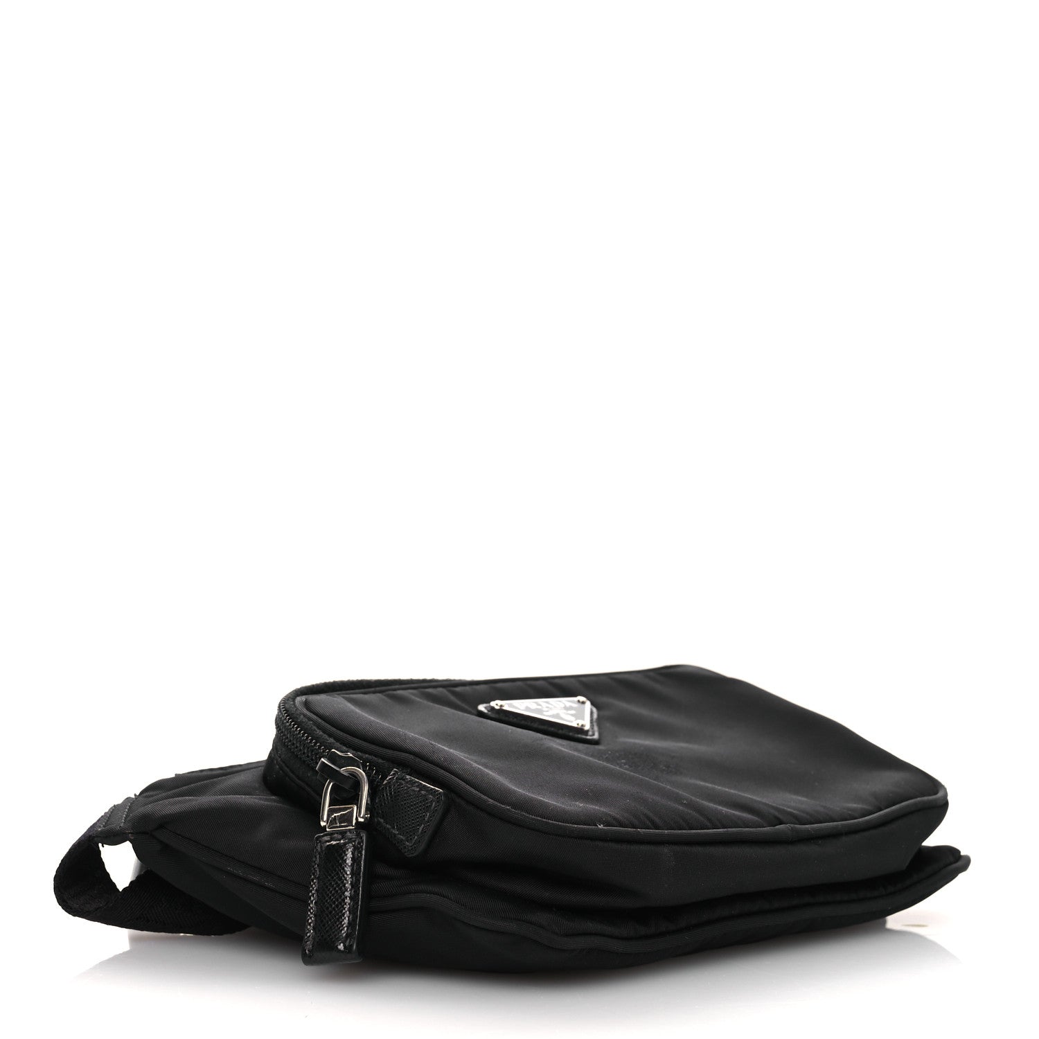 Prada Tessuto Nylon Belt Bag Black 4 of 12
