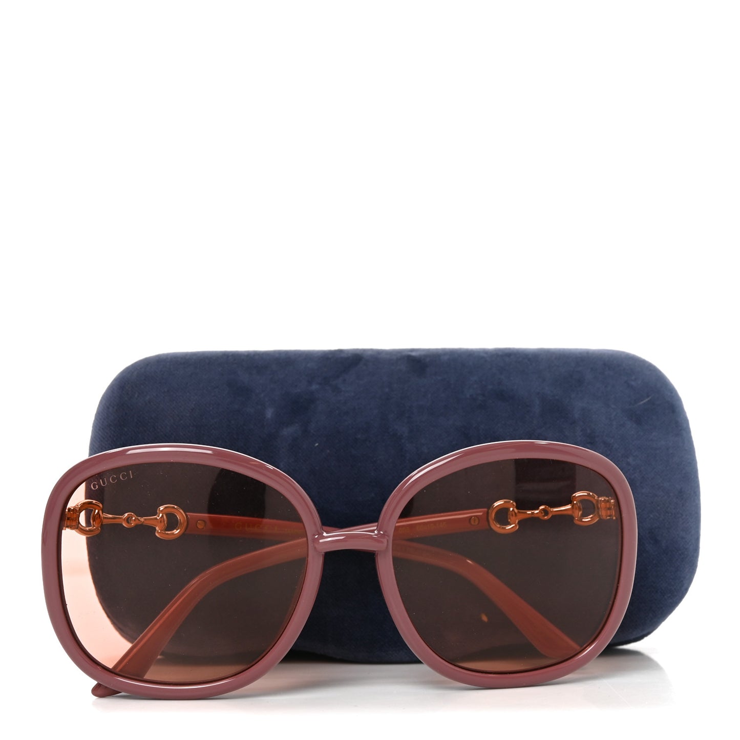 Horsebit Square Frame Sunglasses GG0892SA Pink