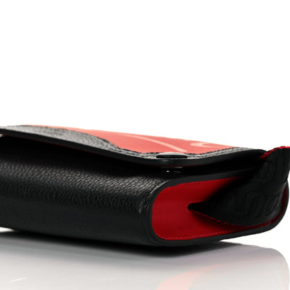 Christian Louboutin Calfskin Gomme Spikes Paloma Crossbody Red 7 of 7