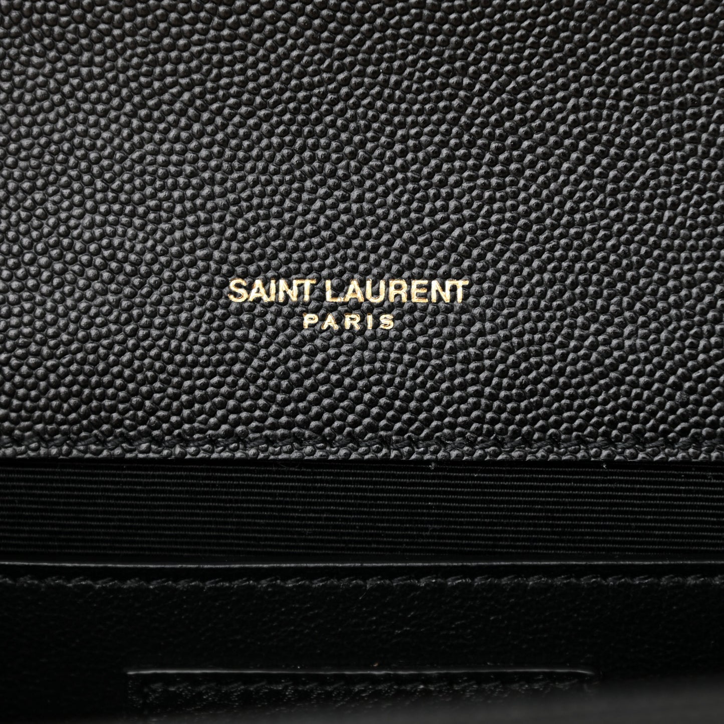 Grain De Poudre Medium Classic Monogram Kate Satchel Black