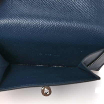 Hermes Epsom Kelly Pocket Compact Wallet Bleu Indigo 5 of 9