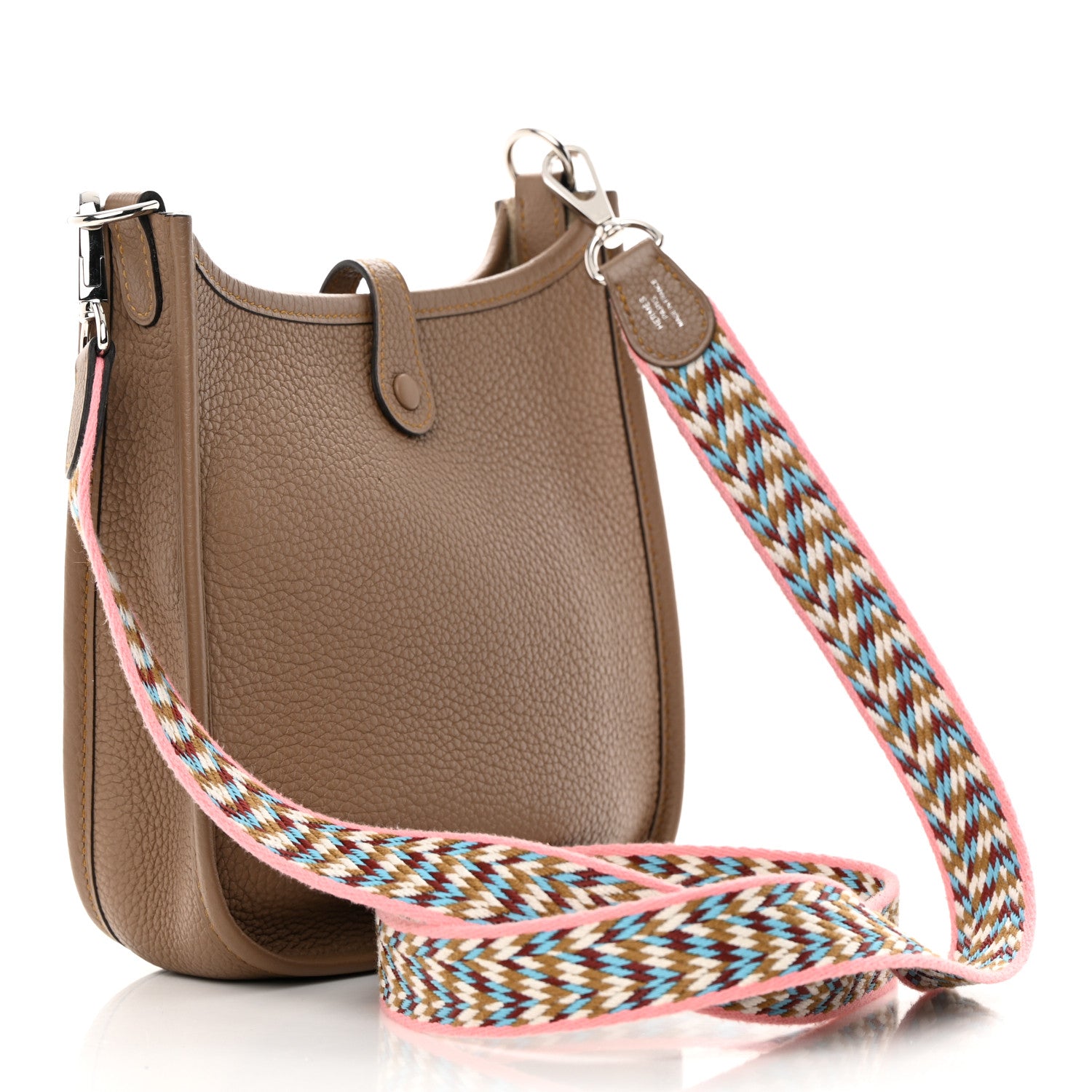 Hermes Taurillon Maurice Zigzag Evelyne TPM Beige Weimar 3 of 11