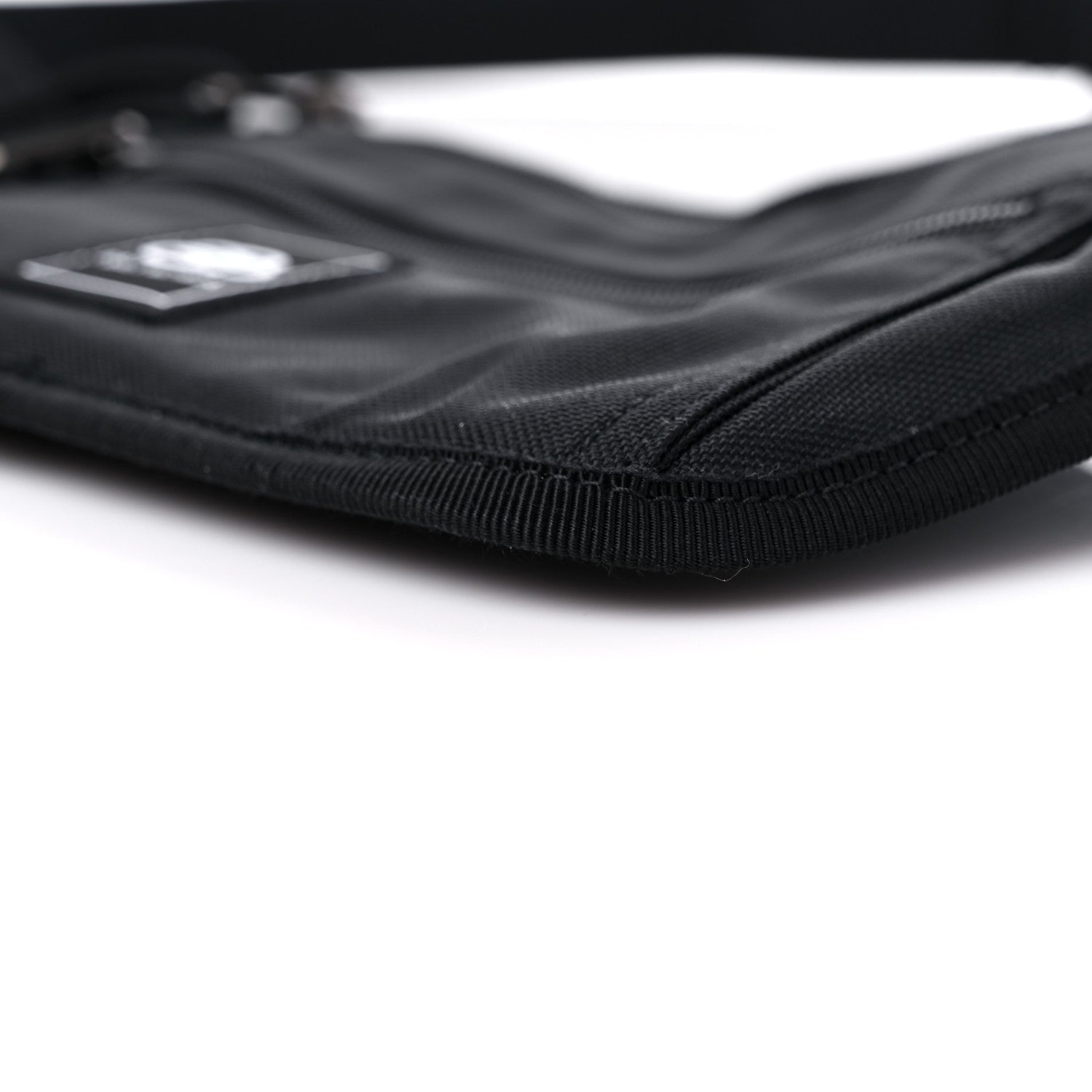 Balenciaga Sustainable Casual Nylon Weekend Belt Wallet Black 9 of 10
