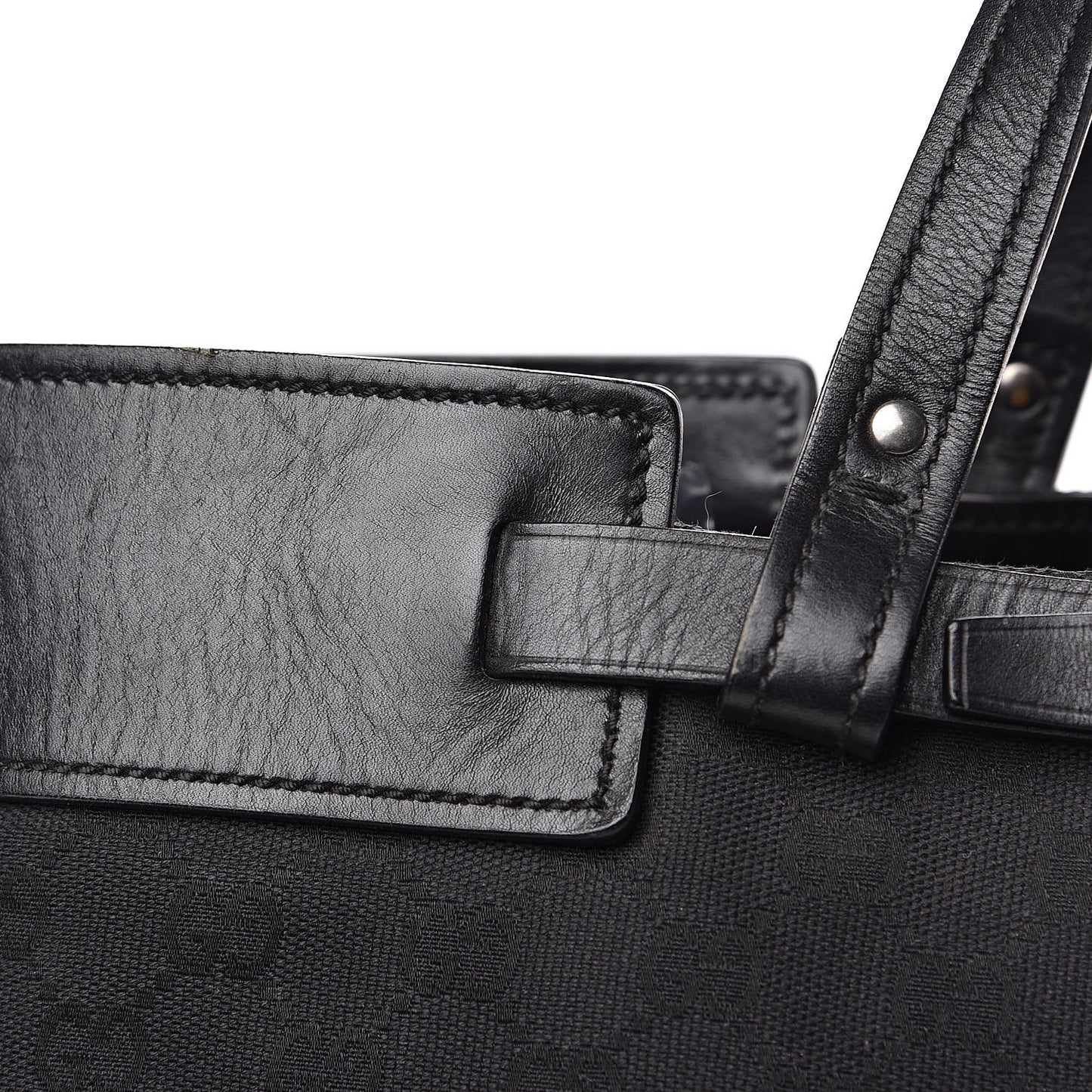 Monogram Large Tote Black