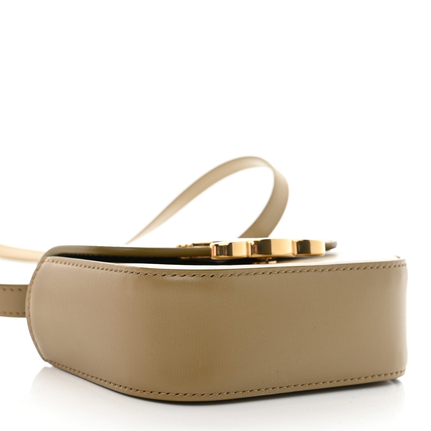 Shiny Calfskin Mini Triomphe Olive