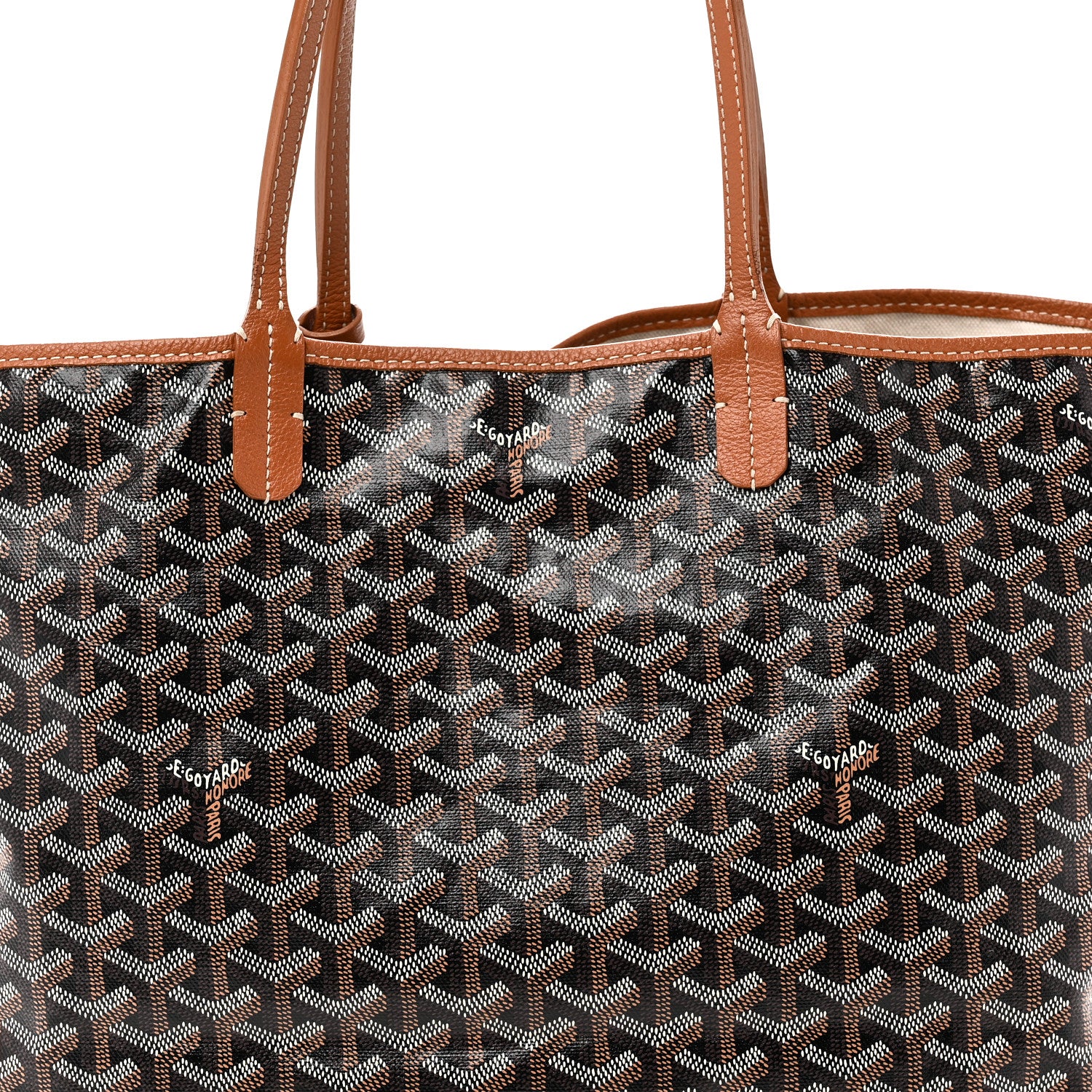 Goyard Goyardine Saint Louis PM Black Gold 9 of 11