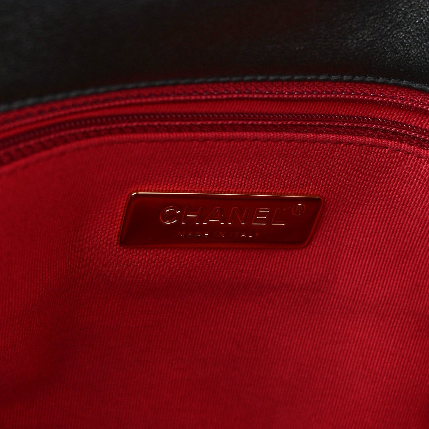 Lambskin Quilted Medium Chanel 19 Flap Black