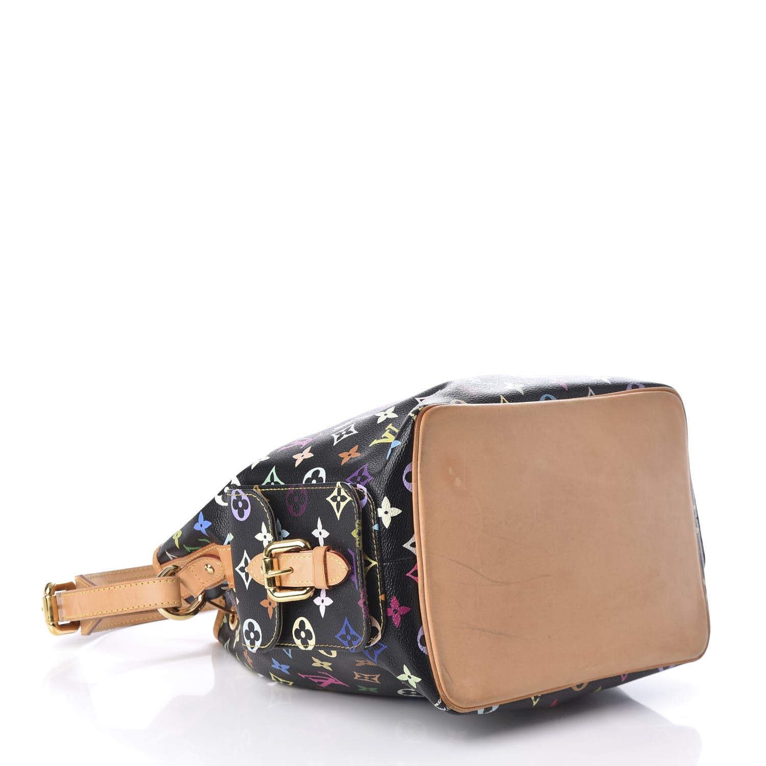 Louis Vuitton Monogram Multicolor Petit Noe Black 4 of 9