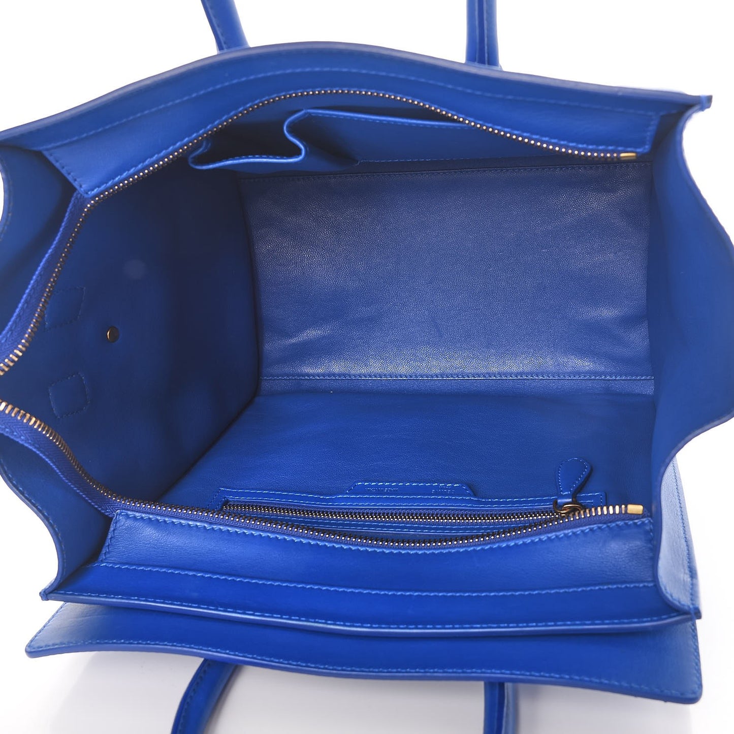 Smooth Calfskin Mini Luggage Royal Blue