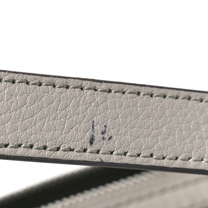 MCM Calfskin Ottomar Monogram Boston Bag Dove 10 of 11