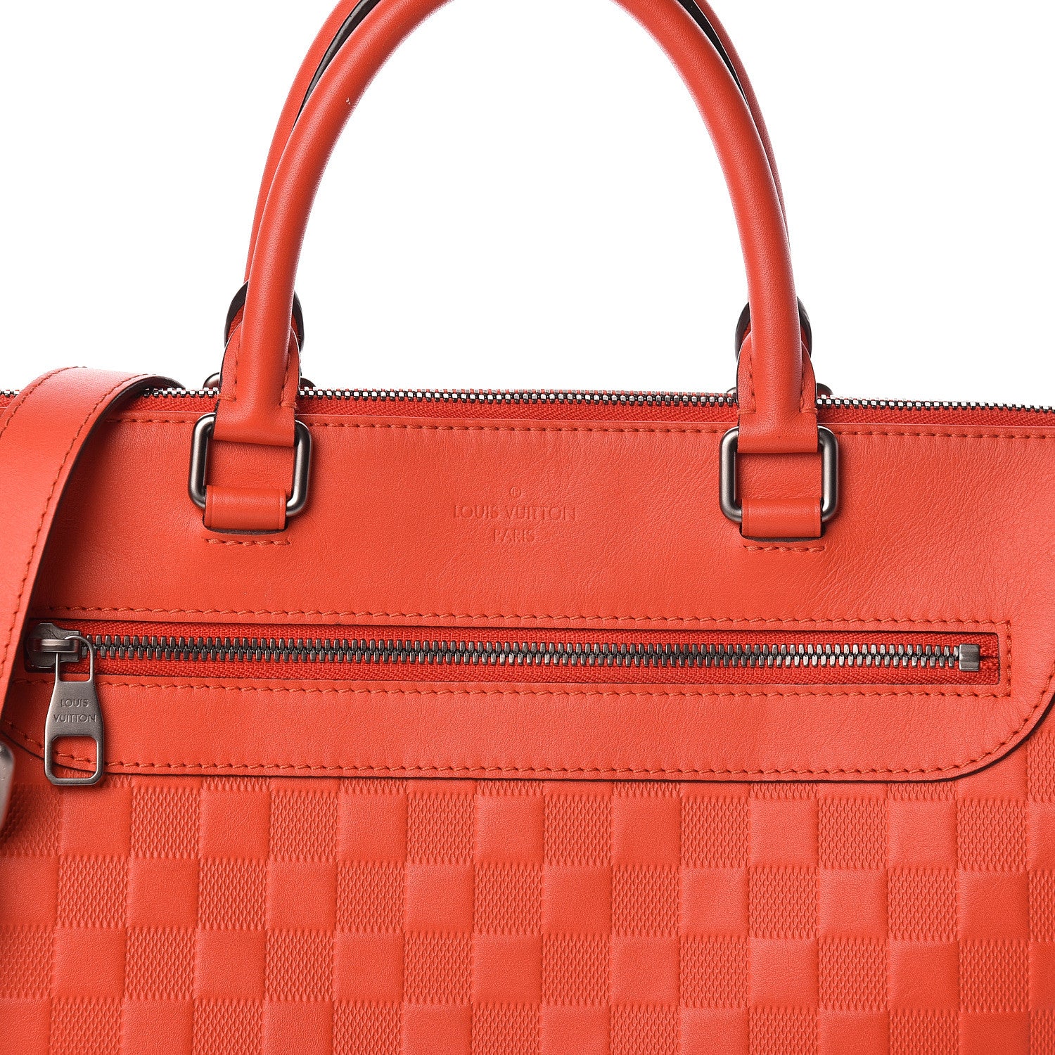 Louis Vuitton Damier Infini Porte-Documents Jour Briefcase Magma 9 of 9