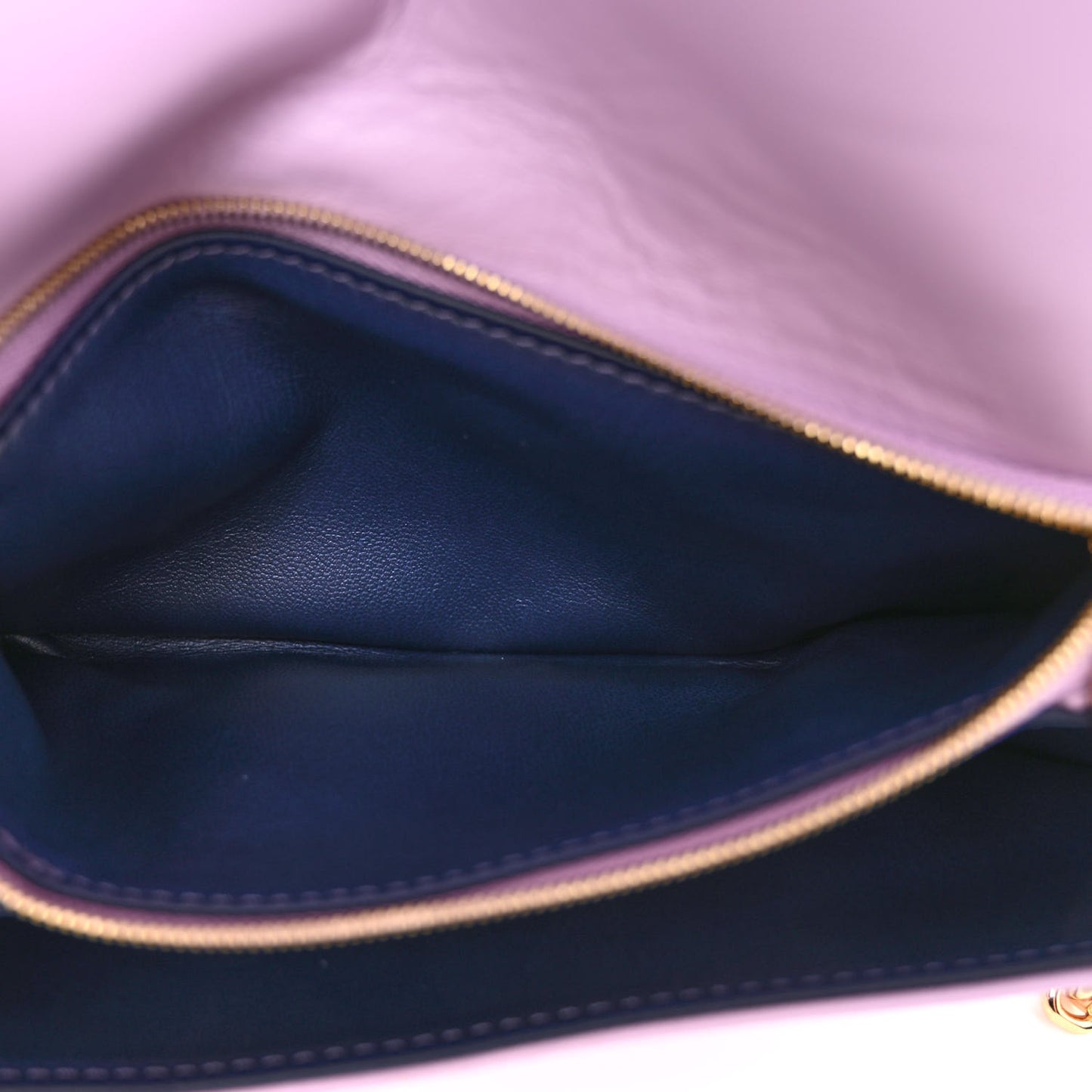 Lambskin Embossed Monogram Pochette Coussin Parme