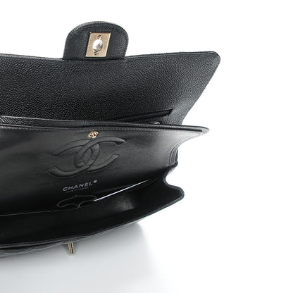 Chanel Caviar Quilted Medium Double Flap Black 5 of 8