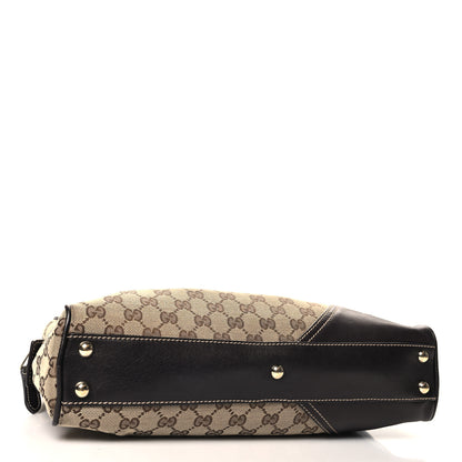 Gucci Monogram New Britt Medium Boston Dark Brown 4 of 10