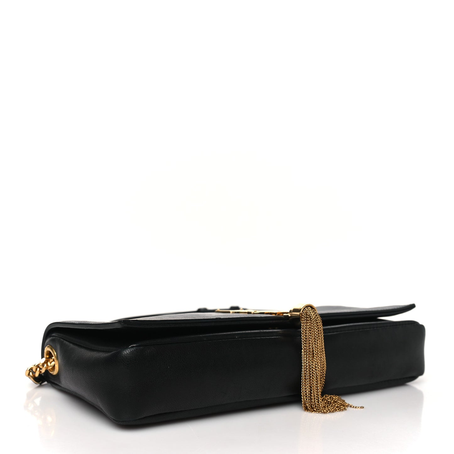 Lambskin Monogram Tassel Kate 99 Black