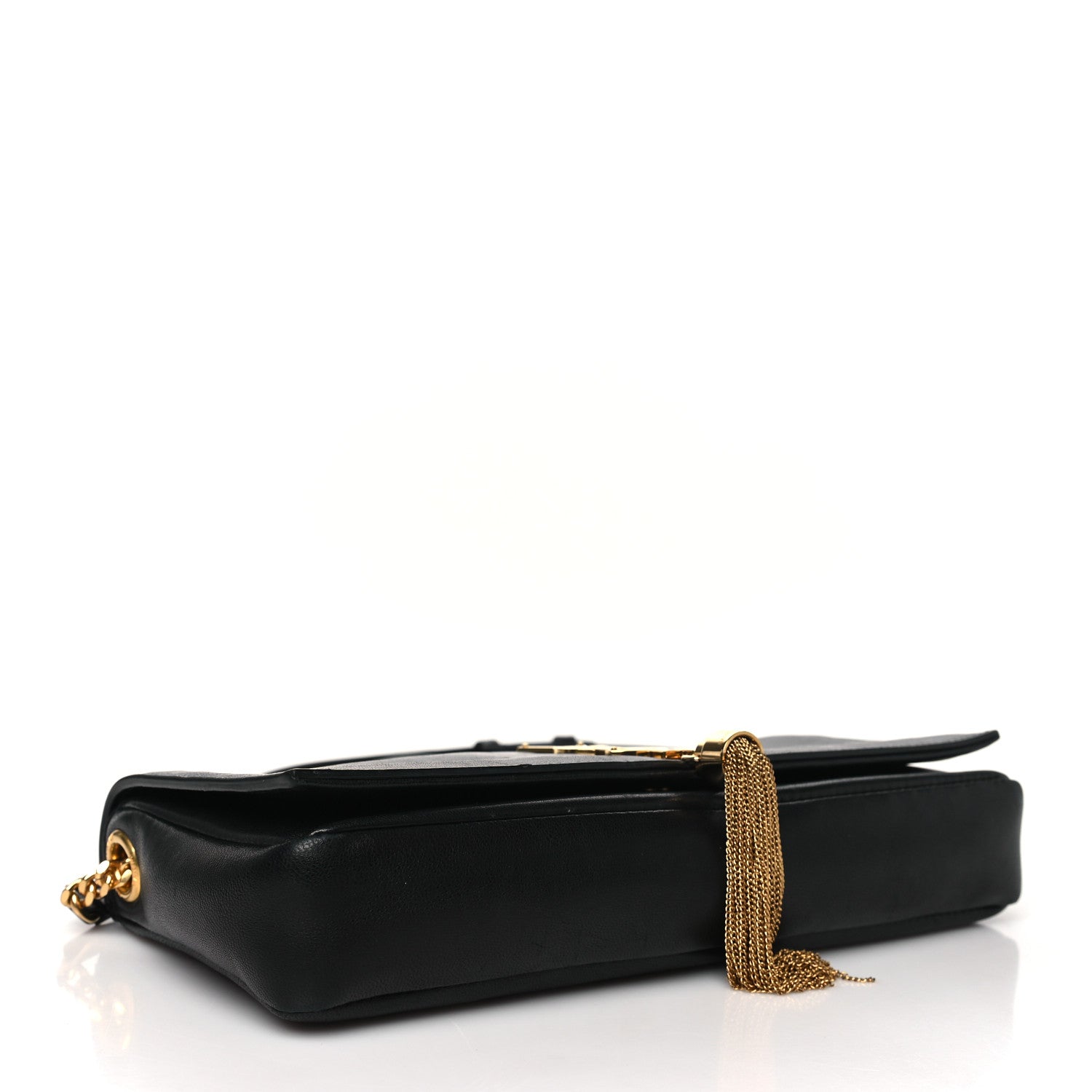 Saint Laurent Lambskin Monogram Tassel Kate 99 Black 4 of 12