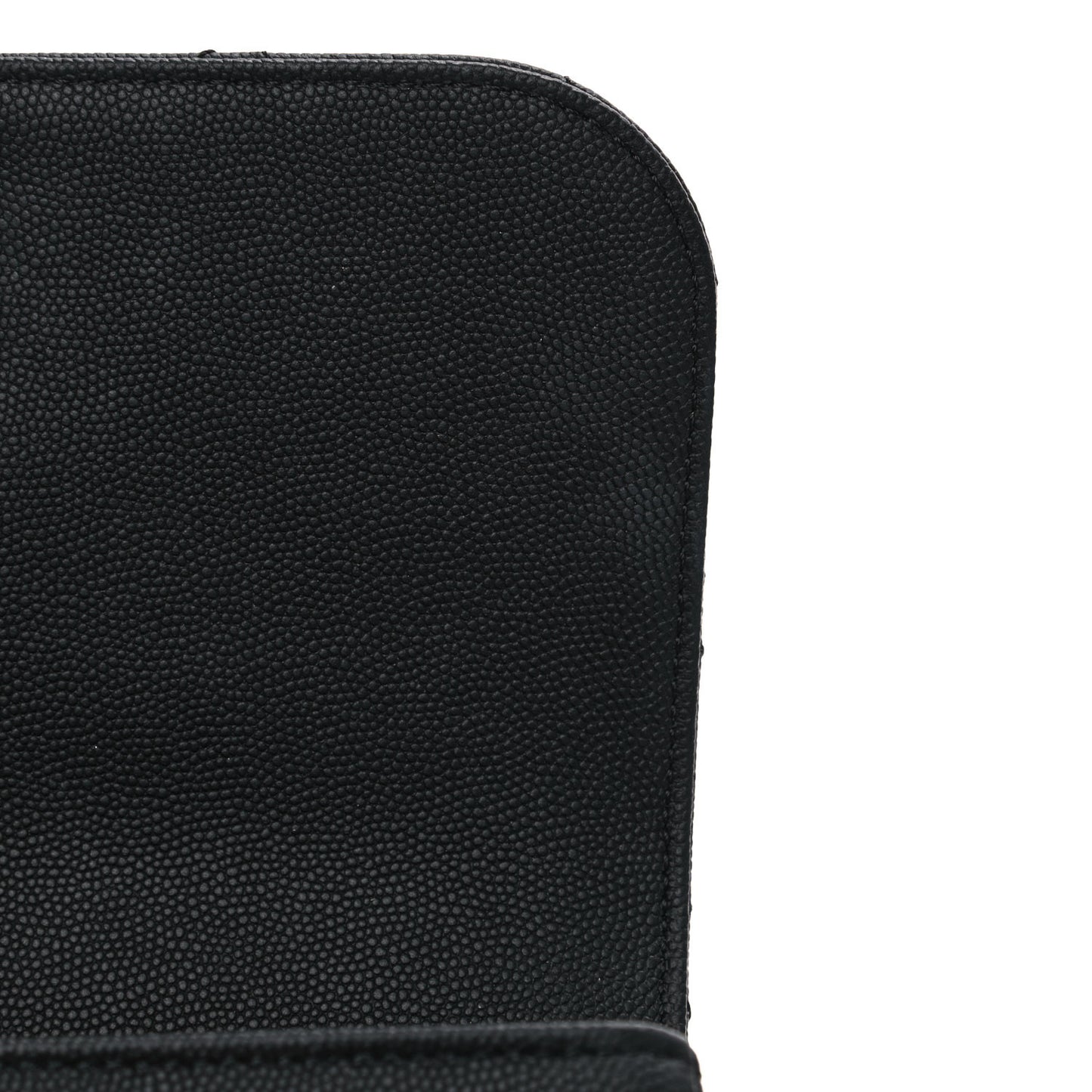 Caviar Quilted Small Business Affinity Flap Black