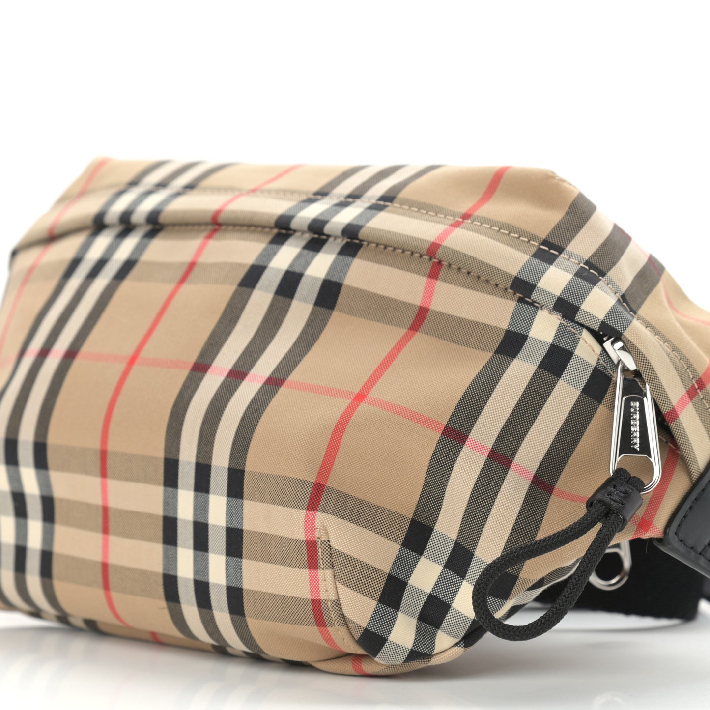 Nylon Vintage Check Medium Sonny Bum Bag Archive Beige Black