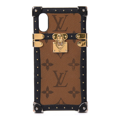 Louis Vuitton Reverse Monogram Eye-Trunk iPhone X Case 1 of 7