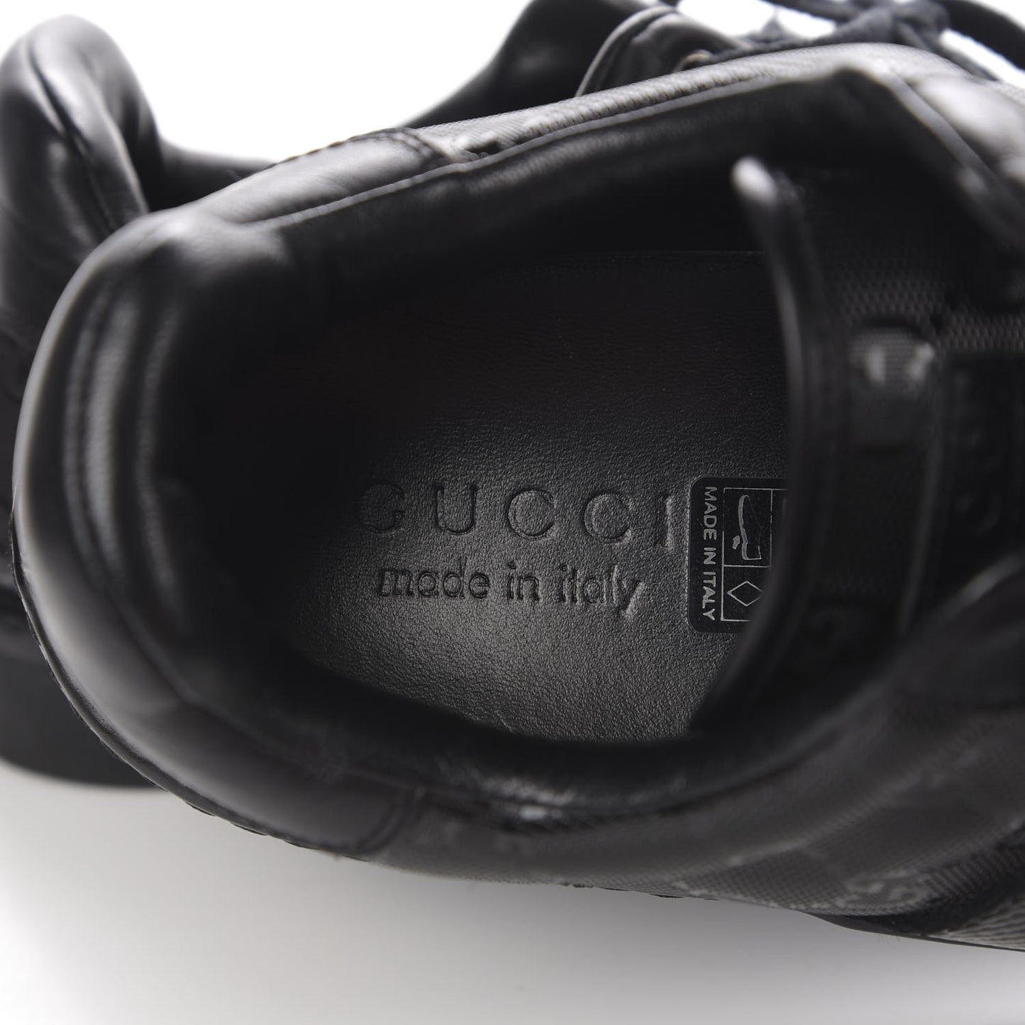 Imprime Monogram Mens Sneakers 9.5 Black
