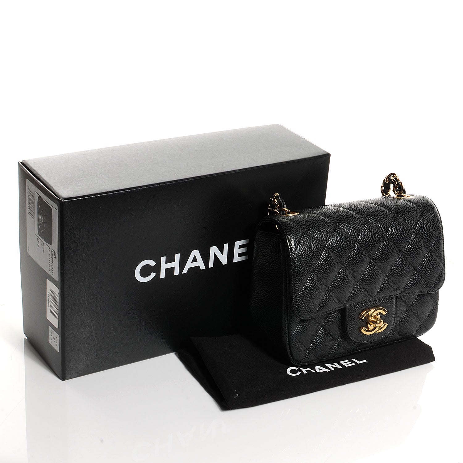 Chanel Caviar Quilted Mini Flap Bag Black 5 of 9