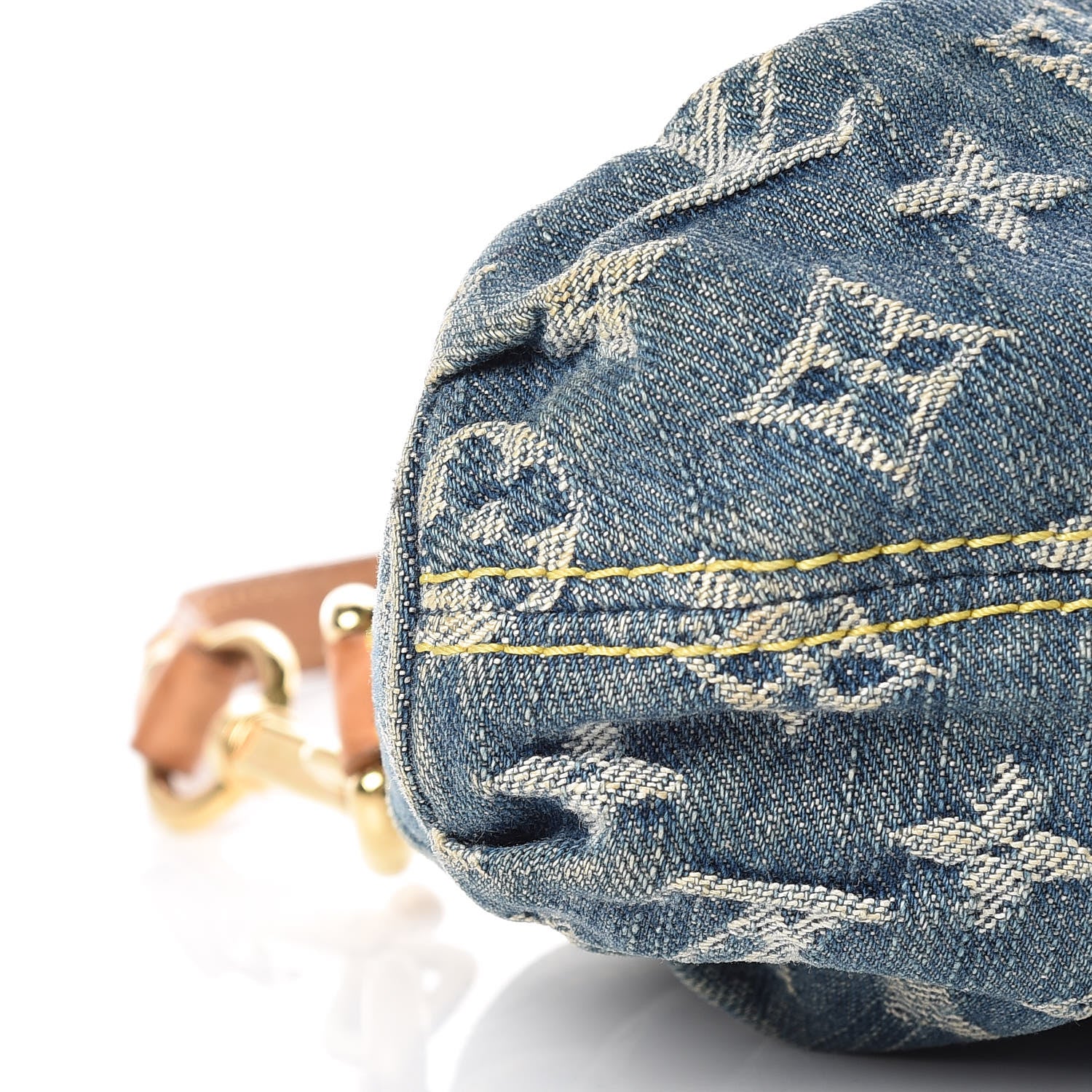 Louis Vuitton Monogram Denim Mini Pleaty Blue 8 of 14